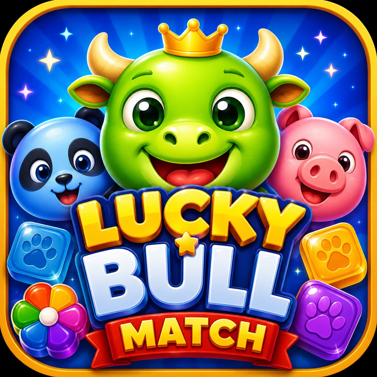 Lucky Bull Match app icon